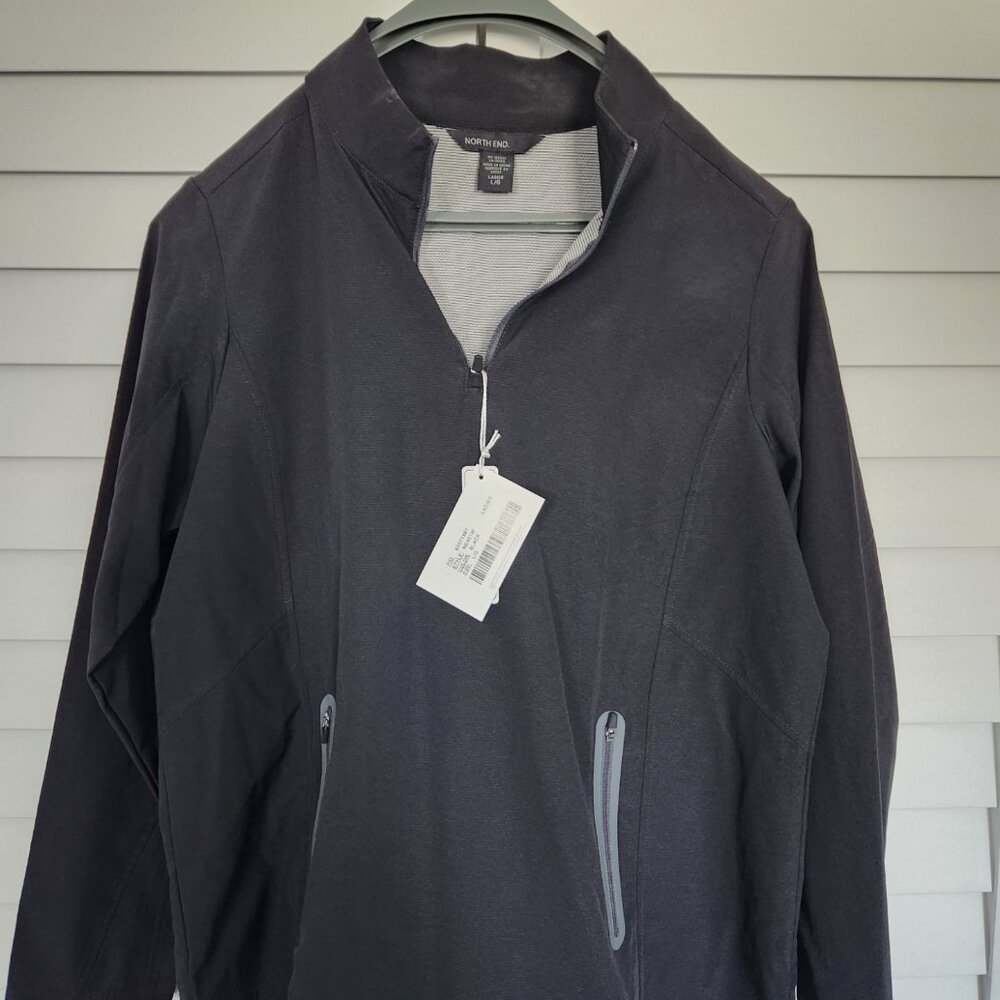 North End NE401W Women's Quest Stretch Quarter-Zip Size L Active Wear Jacket